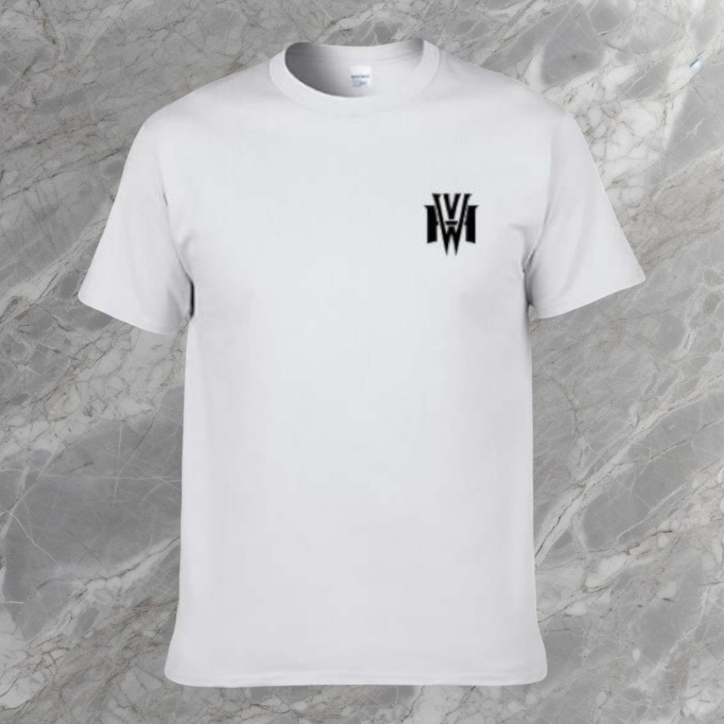 HaunWay White T Embroidery