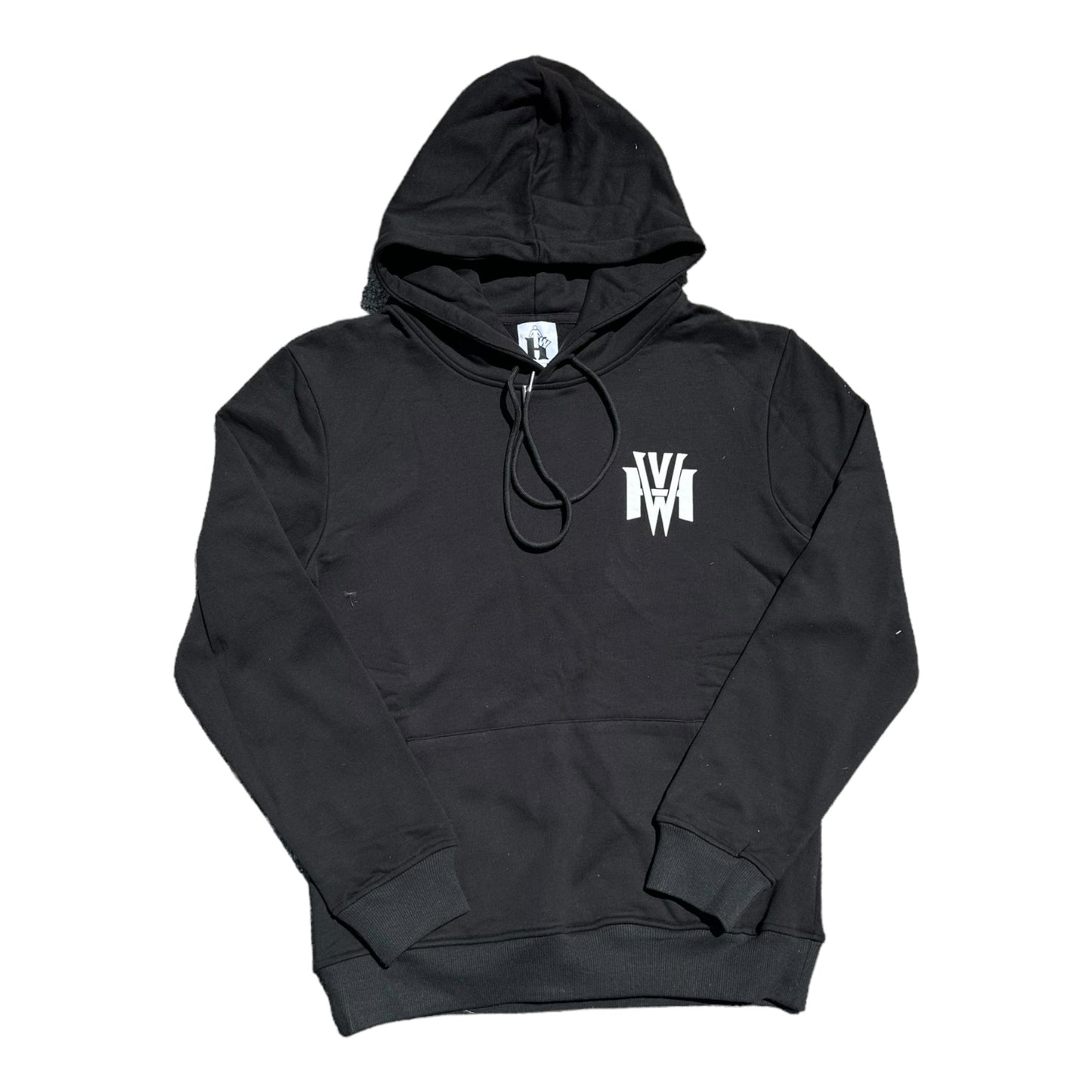 Sudadera con capucha negra HW